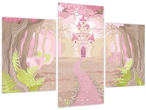 Tablou - Călătorie în regatul roz (90x60 cm)