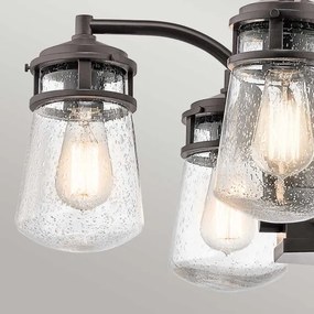 Lustră pe tijă de exterior Kichler KL-LYNDON-5P-AZ LYNDON 5xE27/60W/230V IP44