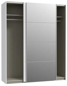 Dulap cu oglindă KARO, 170 x 210 cm, alb