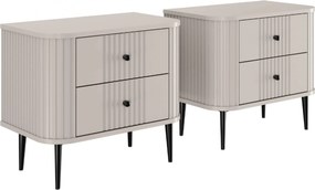 Set noptiere Vesper 56 cm - cașmir / picioare negre