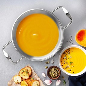 Cratiță cu capac din oțel inoxidabil 3 l Venice – Orion