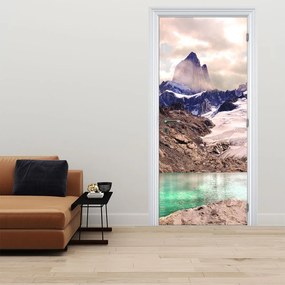 Fototapet pentru ușă - Lac de munte (95x205cm)