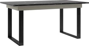 Masă lemn masiv crem Dining Santiago I Extensibilă 160/, 200 × 90 × 77 cm