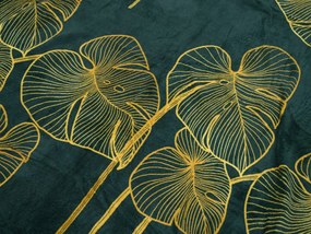 Lenjerie de pat din microplus VENECIA verde Dimensiunile lenjeriei: 70 x 90 cm | 140 x 200 cm