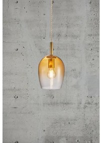 Nordlux UMA - pandantiv pe cablu, 1xE27/40W/230V, Ø 18 cm, maro/fumuriu