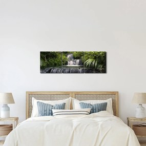 Tablou - Cascade (cu ceas) (90x30 cm)