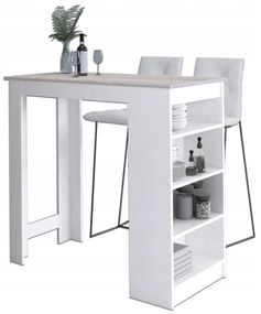 Masă bar Starlink (alb + stejar sonoma). 1117103