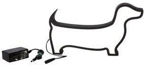 Lampă de birou pentru copii LED DOG LED/12W/230V neagră