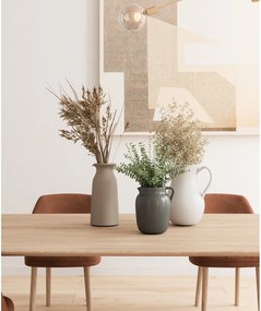 Vază albă din ceramică lucrată manual (înălțime 30 cm) Harmonia – Artevasi