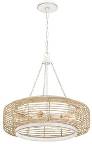 Quoizel QZ-WAYLON-4P-AWH - Lustră cu lanț WAYLON, 4x E27/60W/230V, Ø 50,4 cm