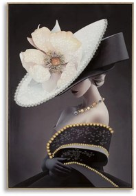 Tablou Modern pe Pânză - Wien Hat B, 62x4x92 cm, Mauro Ferretti