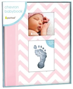 Caietul bebelusului cu amprenta cerneala pink - Pearhead