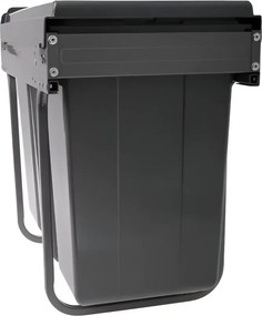 Cos gunoi incorporabil GTV Practi Eco, colectare selectiva, pentru corp de 300 mm, gri antracit, 3 x 10 l Plastic, Gri antracit, L:282 mm; A:500 mm;