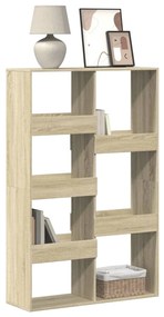 vidaXL Bibliotecă, stejar sonoma, 100x33x155,5 cm, lemn prelucrat