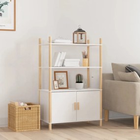 vidaXL Dulap înalt, alb, 80x40x121, cm lemn prelucrat