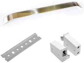 Armonia Suspendat orizontal  cu 1 usa cu maner front MDF Gri