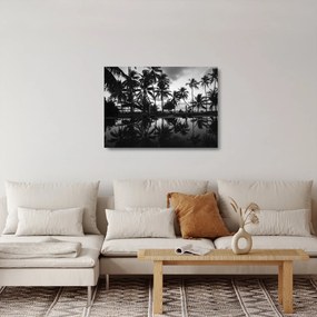 Tablou pe sticlă - Insula tropicală (70x50 cm)