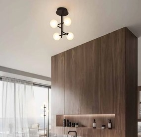 Lustra aplicata design Art Deco cu 4 surse de lumina CELLAR