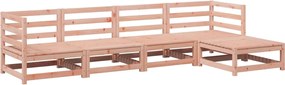 vidaXL Set canapele grădină, 5 piese, lemn masiv brad douglas