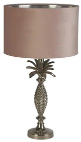 Veioza/Lampa de masa design lux elegant Belle argintiu/roz