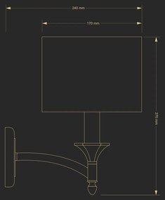 Aplica design clasic realizata manual Decor
