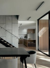 Plafonera LED design liniar HANOK 14W 3000K arena