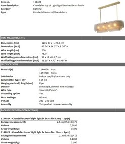 Lustra dimabila design LUX Joy of Light 114402 HZ