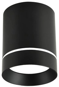 Spot TUBA 1xGU10/15W/230V negru