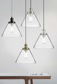 Lustra / Pendul design modern Pyramid alama antic / clar 3228AB SRT
