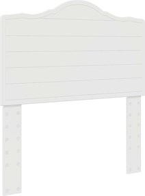 vidaXL Tăblie cap Alb Lucios 80 cm Lemn compozit