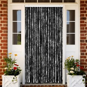 vidaXL Perdea pentru insecte, antracit, 90x220 cm, Chenille