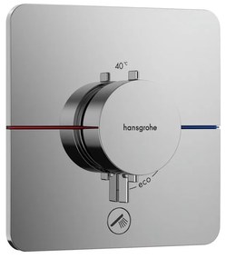 Baterie dus termostatata incastrata Hansgrohe ShowerSelect Comfort Q 1 functie si iesire suplimentara