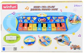 Jucarie interactiva pentru copii, covor muzical cu 10 taste, Winfun, 2507