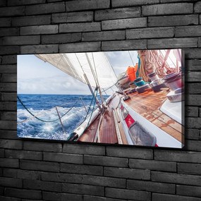 Tablou canvas Barcă cu pânze pe mare