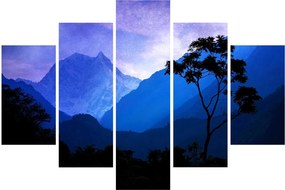 Tablou - Cerul de noapte din Nepal (150x105 cm)