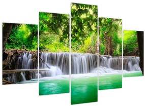 Tablou - cascada din Kanchanaburi, Thailanda (150x105 cm)