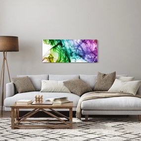 Tablou - fum colorat (120x50 cm)