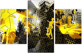 Tablou - Fotbal în marele oraș (90x60 cm)