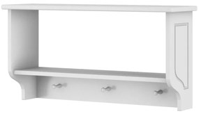 Raft elegant Ines alb L77 cm