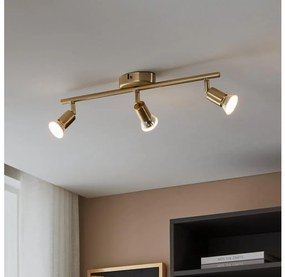 Spot LED Eglo 33186 BUZZ-LED 3xGU10/2,8W/230V 3000K auriu