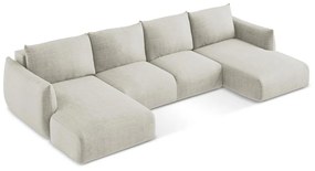 Colțar bej extensibil (în formă de "U") Leila – Makamii