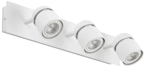 Aplica cu 3 spoturi directionabile design minimalist COCO alba