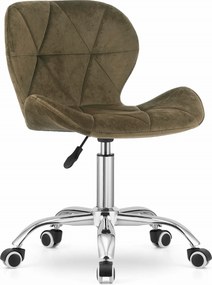 OFERTA Scaun de birou maro AVOLA VELVET calitatea II
