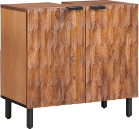 vidaXL Dulap pentru Chiuveta de Baie cu raft Maro 62 x 33 x 58 cm