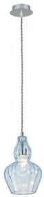Pendul modern din sticla Eustoma, albastru deschis MYMOD238-PL-01-BL