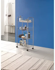 Raft mobil din metal, argintiu 41x84 cm Ascona - Metaltex