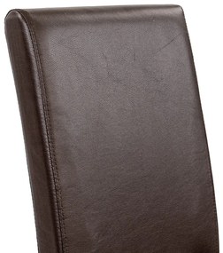 Set de masă Karen 4+1 negru-maro