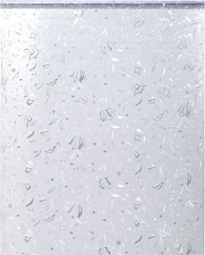 vidaXL Folie fereastră, model sablat cu floare, 45x500 cm, PVC