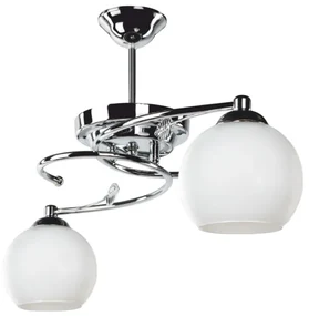 Lustra Tenorra Alb-Argintiu 67x38 cm