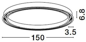 Sistem circular sina magnetica incastrabila Breda, React 150cm